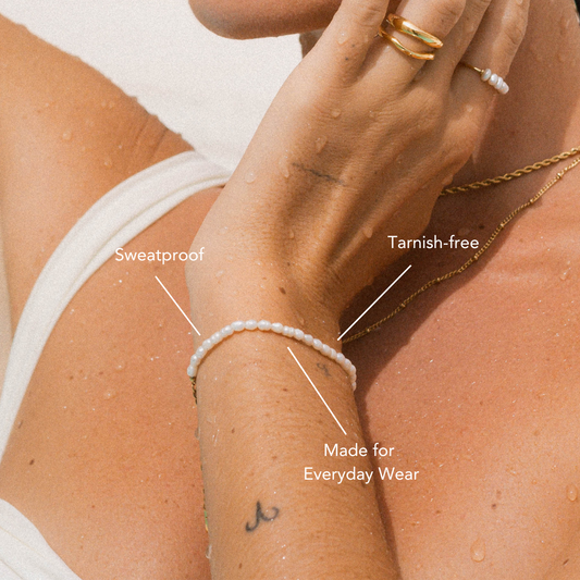 Pulsera de perlas de agua dulce