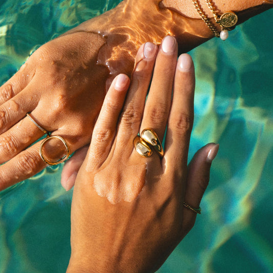 Anillo de doble giro