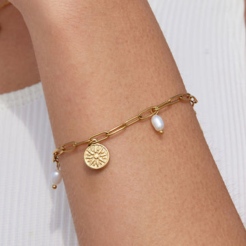 Pulsera Sol Dorado 