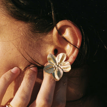 Pendientes de hibisco