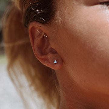 Pendientes de perlas del océano 