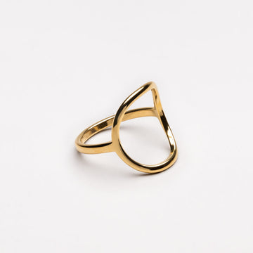 Anillo ovalado "Bahía"